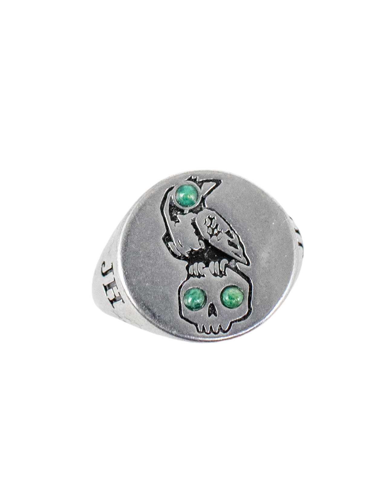 Jernhest - Crona Ring with Swedish Marble - Silver