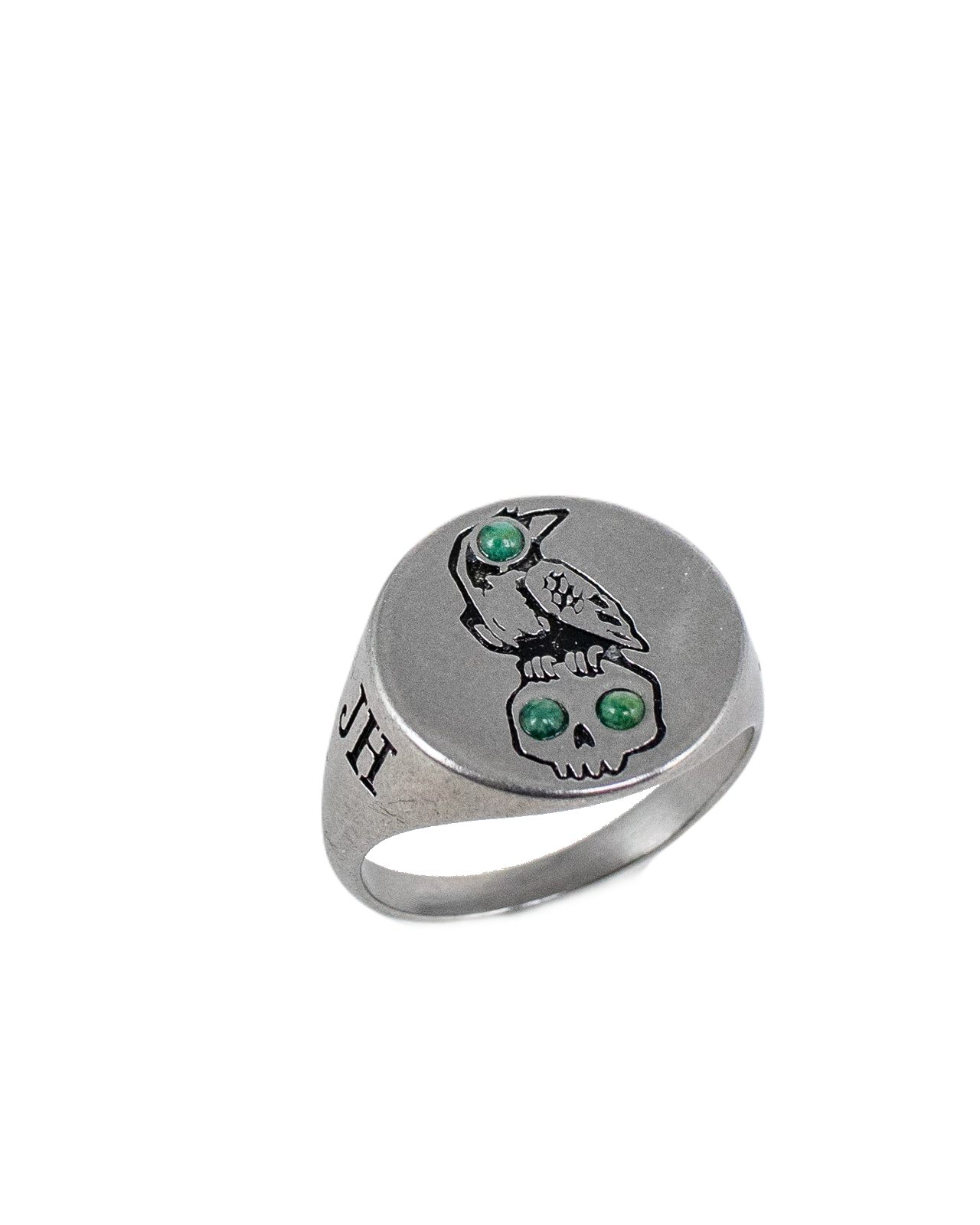 Jernhest - Crona Ring with Swedish Marble - Silver - 2