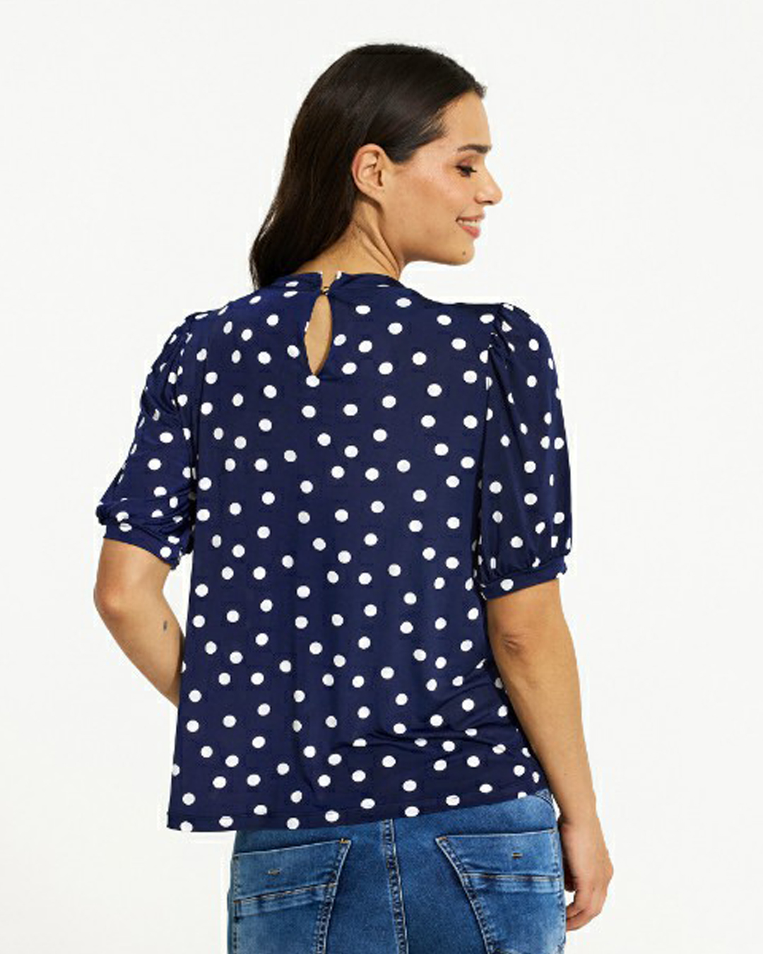 Topp Grazia marin med vita prickar - 2