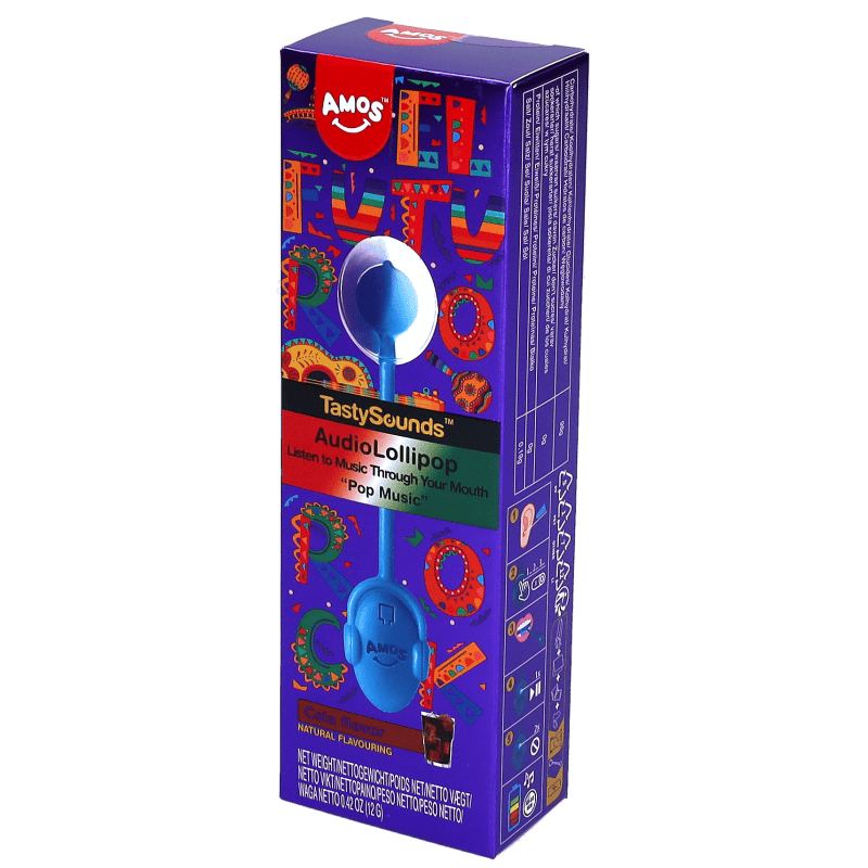 TastySounds Cola Audio Lollipop Pop Music (12 g)