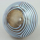 Bertil Vallien (Minos 1984) Brown Vase with Swirling Decor 5 cm