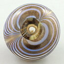 Bertil Vallien (Minos 1984) Brown Vase with Swirling Decor 5 cm