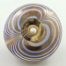 Bertil Vallien (Minos 1984) Brown Vase with Swirling Decor 5 cm