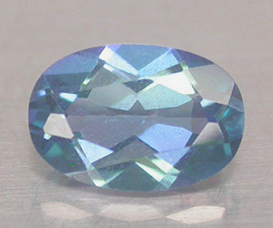 Stunning oval cut natural loose azotic blue topaz gemstone
