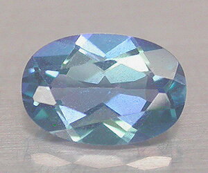 Stunning oval cut natural loose azotic blue topaz gemstone