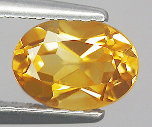 0.74 ct very nice oval cut natural loose citrine gemstone