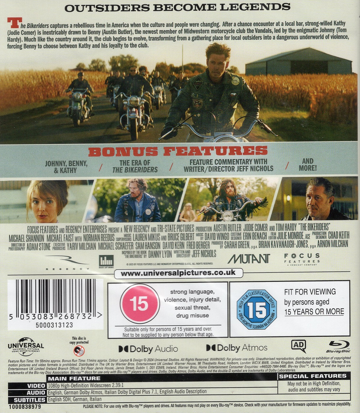 The Bikeriders (ej svensk text) (Blu-ray) - 2