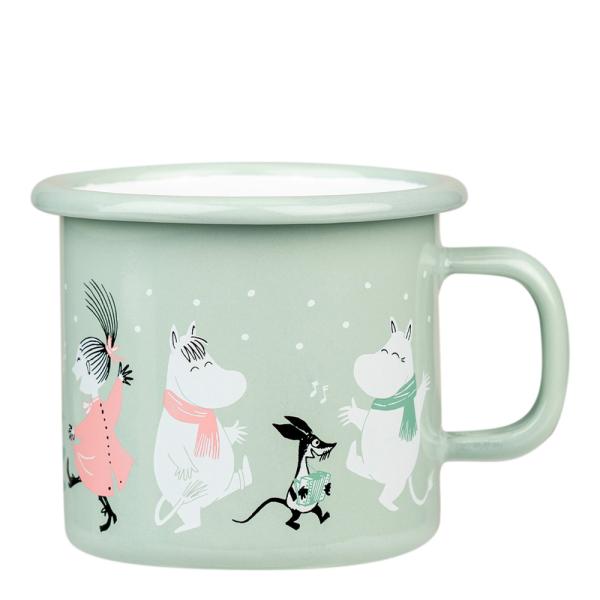 Mumin Emalj Mugg Festligheter 2.5dl
