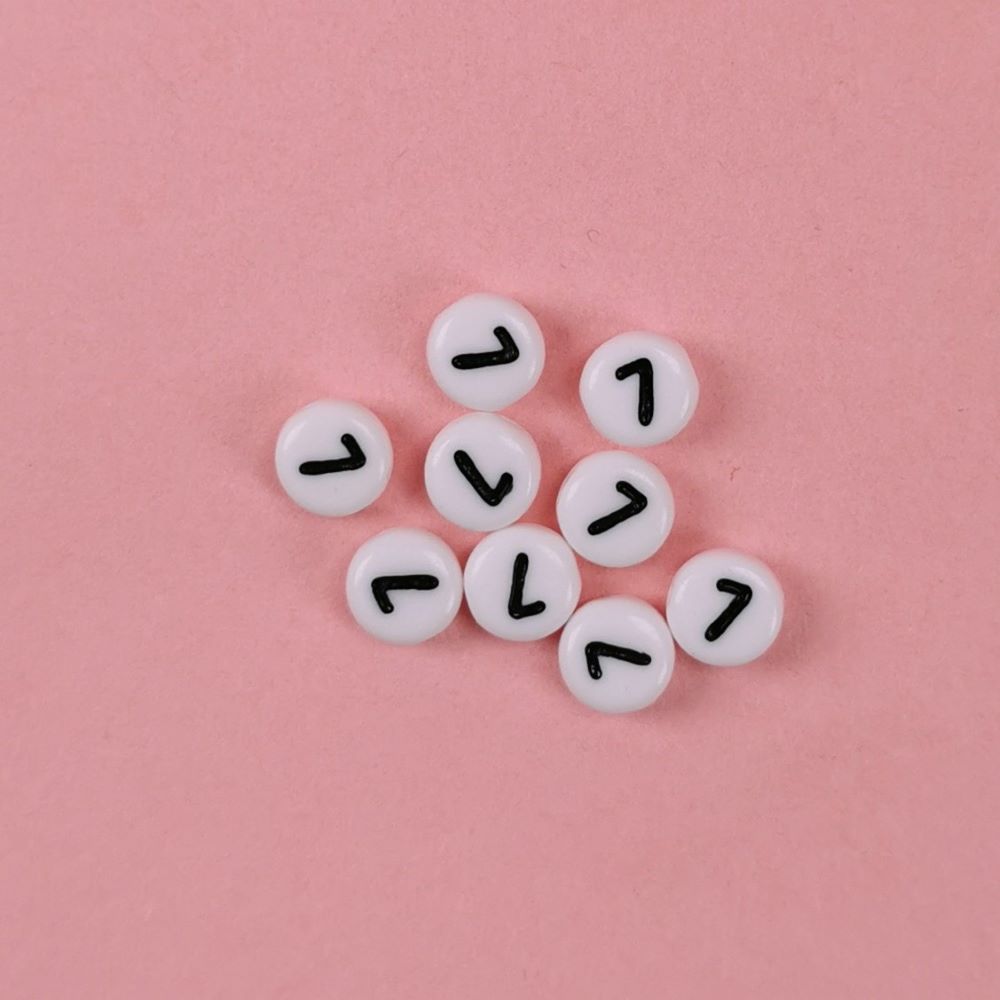 Sifferpärlor vita 100-pack - 10