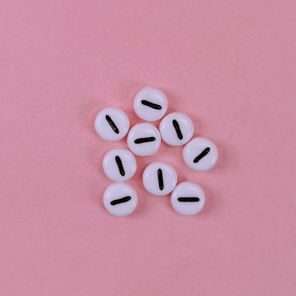 Sifferpärlor vita 100-pack - 5
