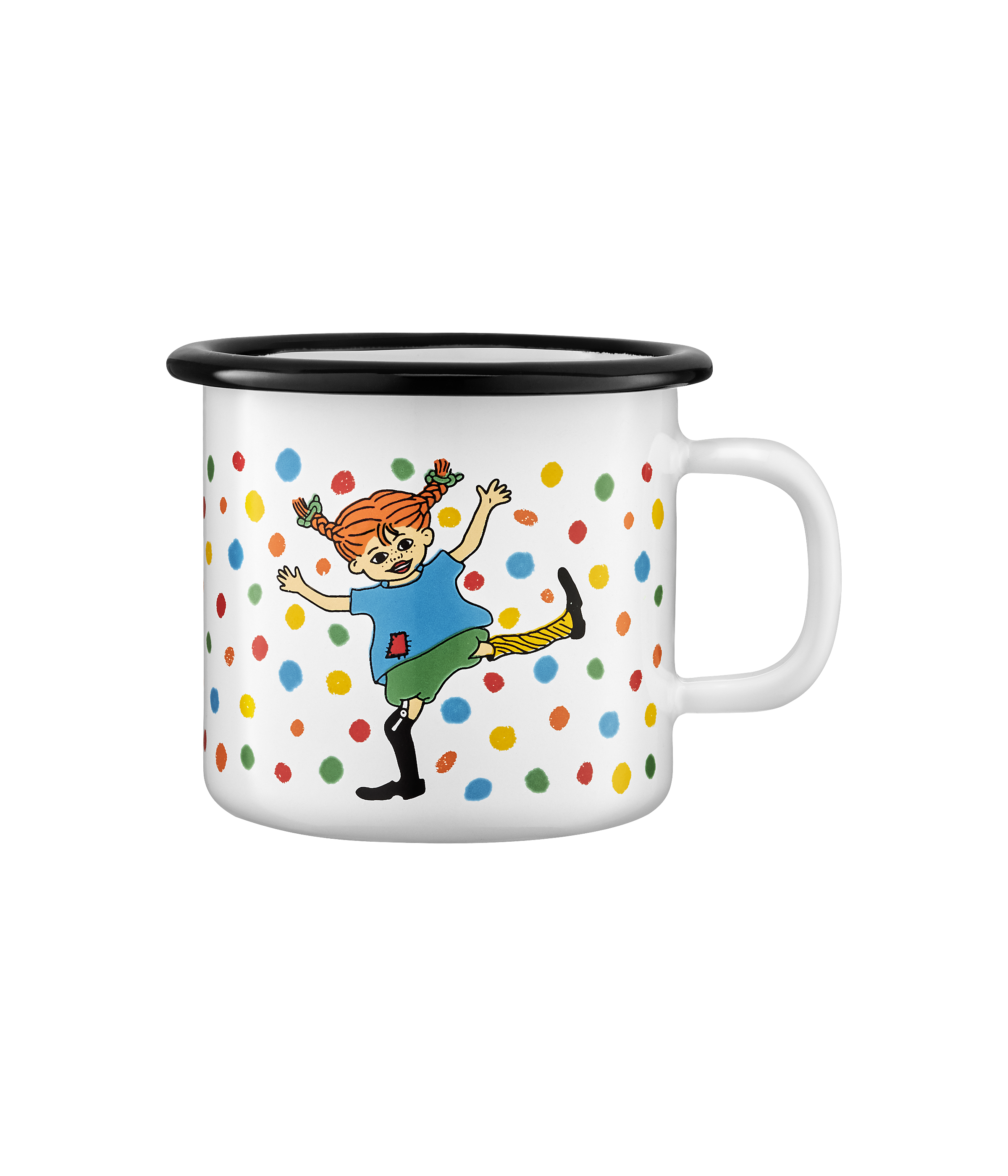 Pippi Hoppsan Emalj Mugg 2.5dl