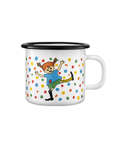 Pippi Hoppsan Emalj Mugg 2.5dl