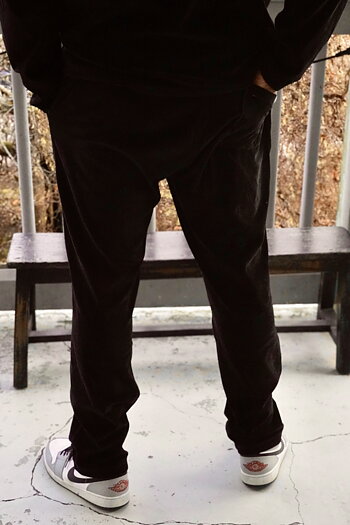 JOSEPH VELVET PANT JUST BLACK