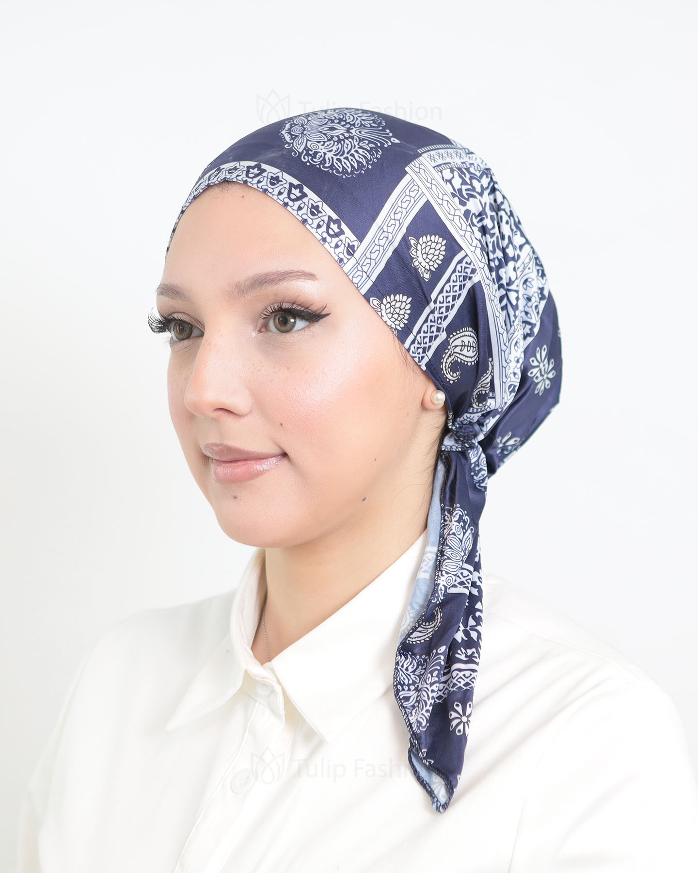 Turban - Luna - Marineblau