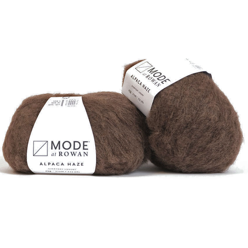 Rowan Garn Alpacka Haze Cocoa Chokladbrun 16