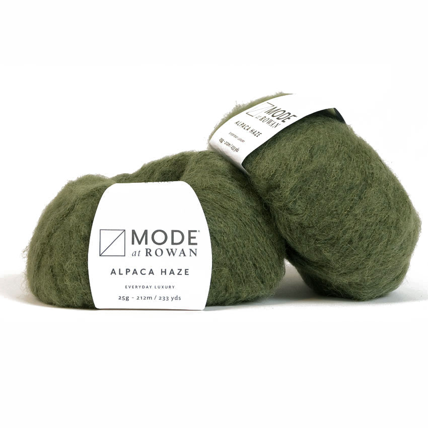 Rowan Garn Alpacka Haze Khaki Kakigrön 18