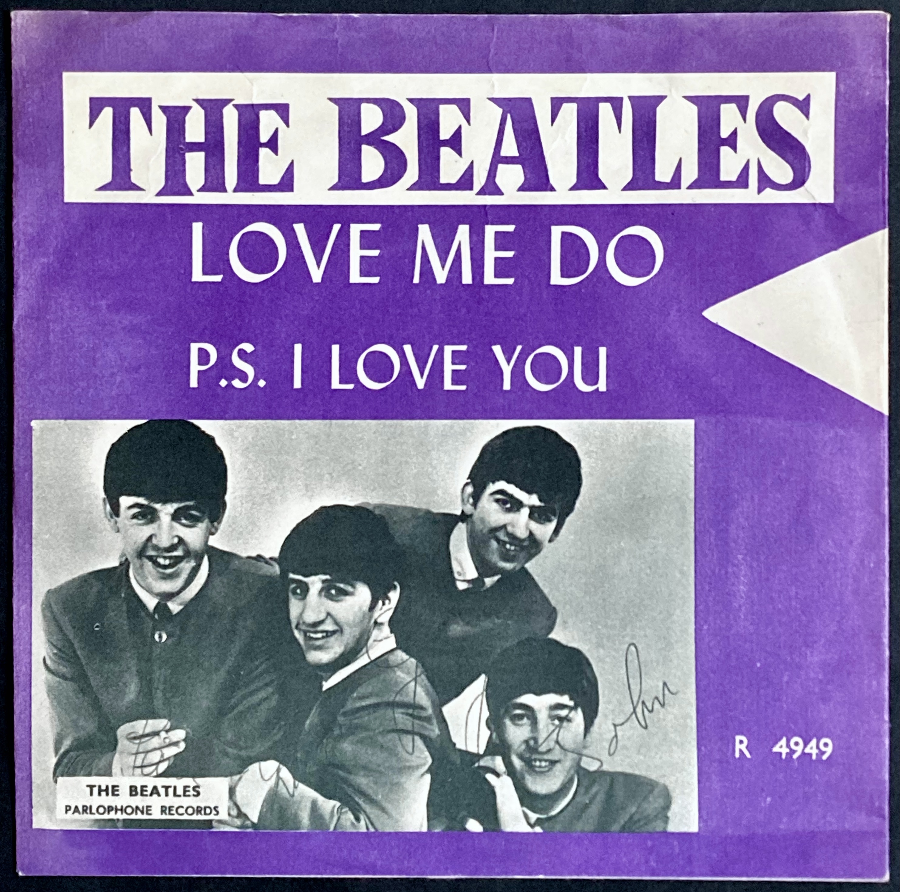 BEATLES - Love me do 7" Norway PS 1963