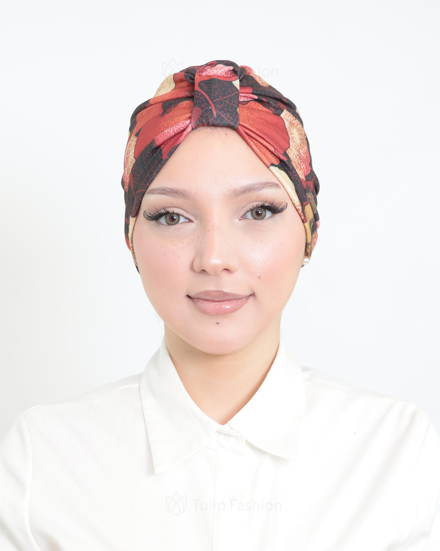 Turban - Hazel - Red