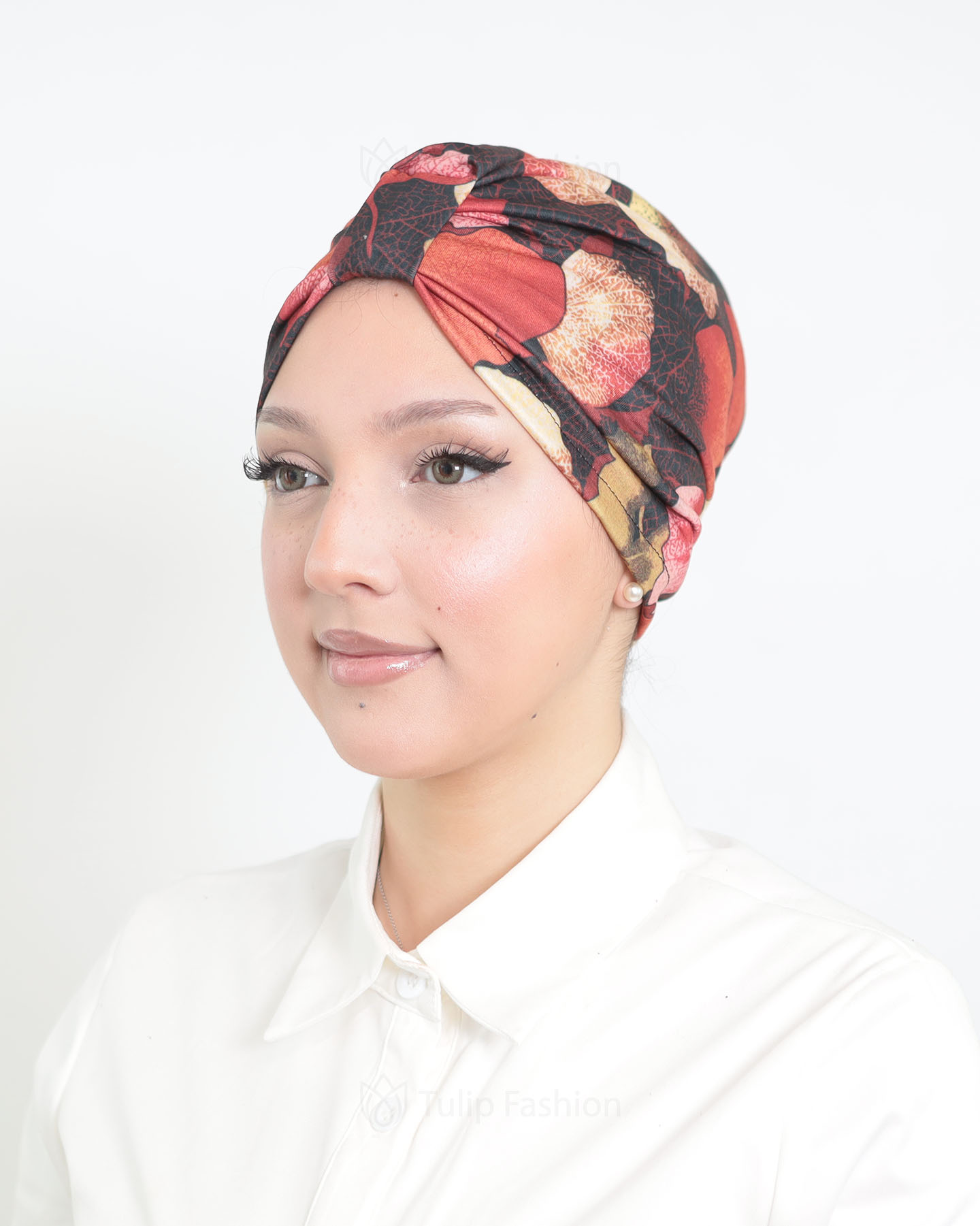 Turban - Hazel - Red - 3