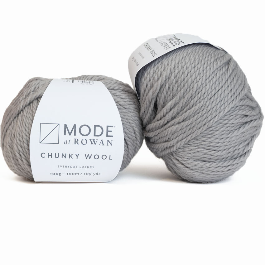 Rowan Chunky Wool Garn Mist Ljusgrå 12