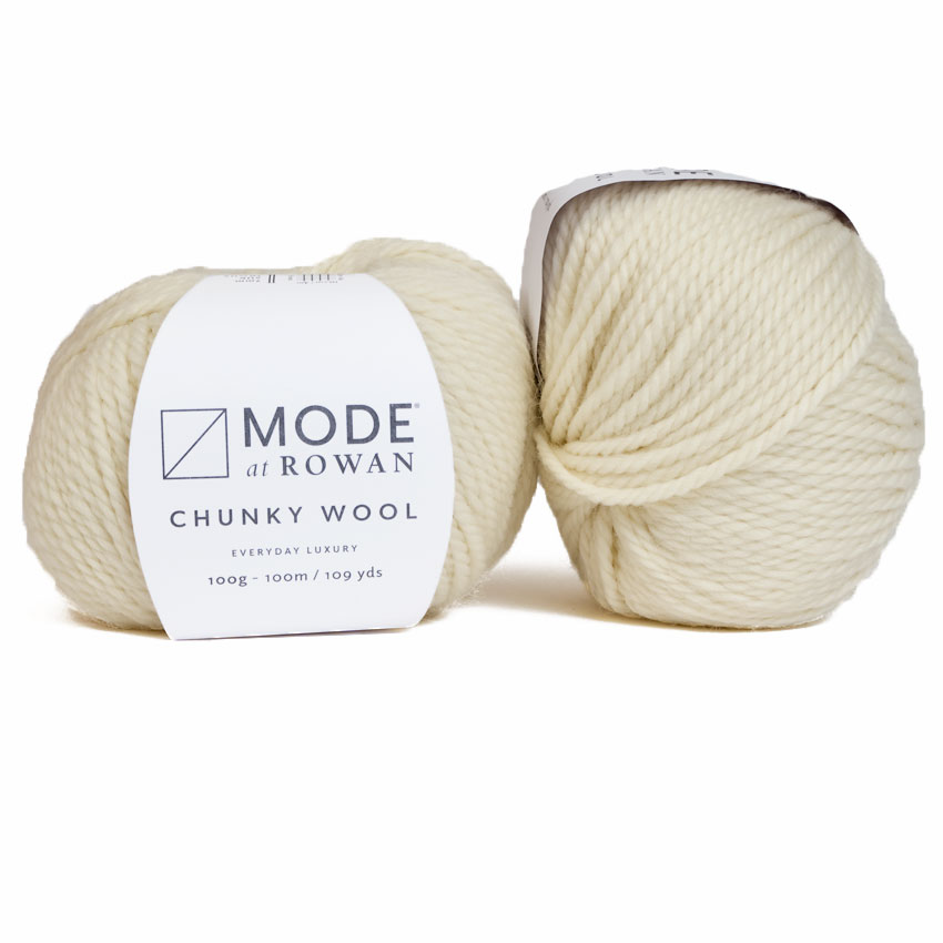 Rowan Chunky Wool Garn Ghost Naturvit 14