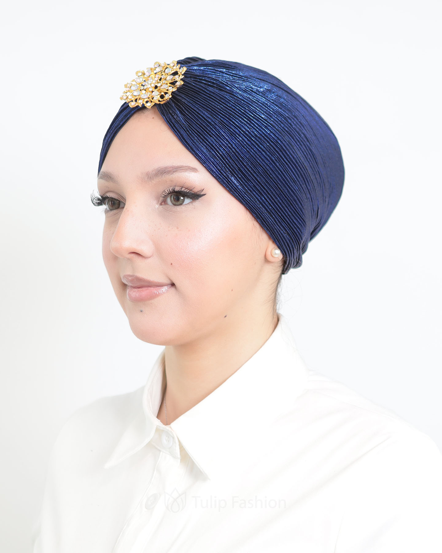 Turban - Evelyn - Royal Blue - 3