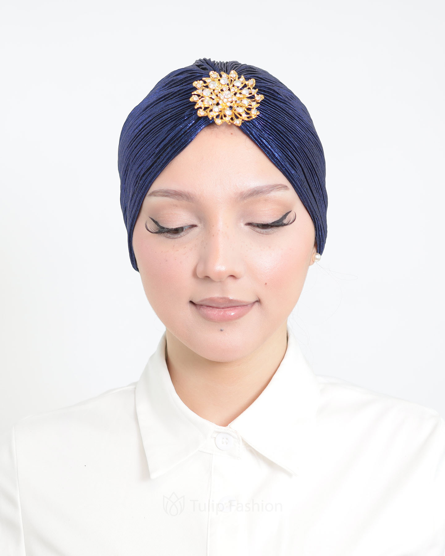Turban - Evelyn - Royal Blue - 2