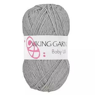 Viking Baby Ull 313 Ljusgrå