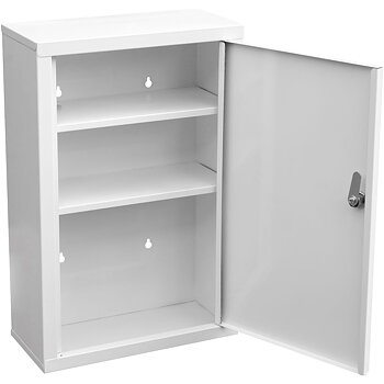 Duschy Medicine cabinet white lockable