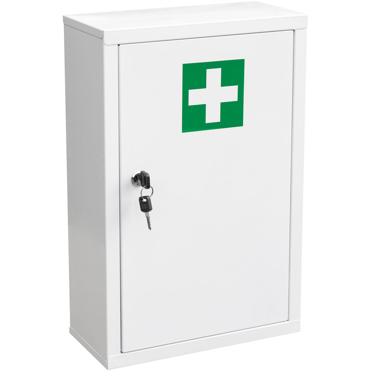 Duschy Medicine cabinet white lockable