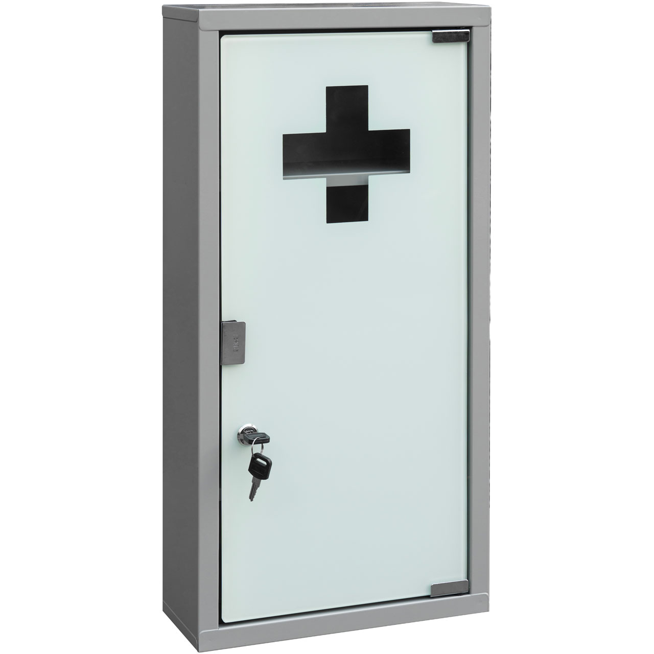 Duschy Medicine Cabinet Gray lockable