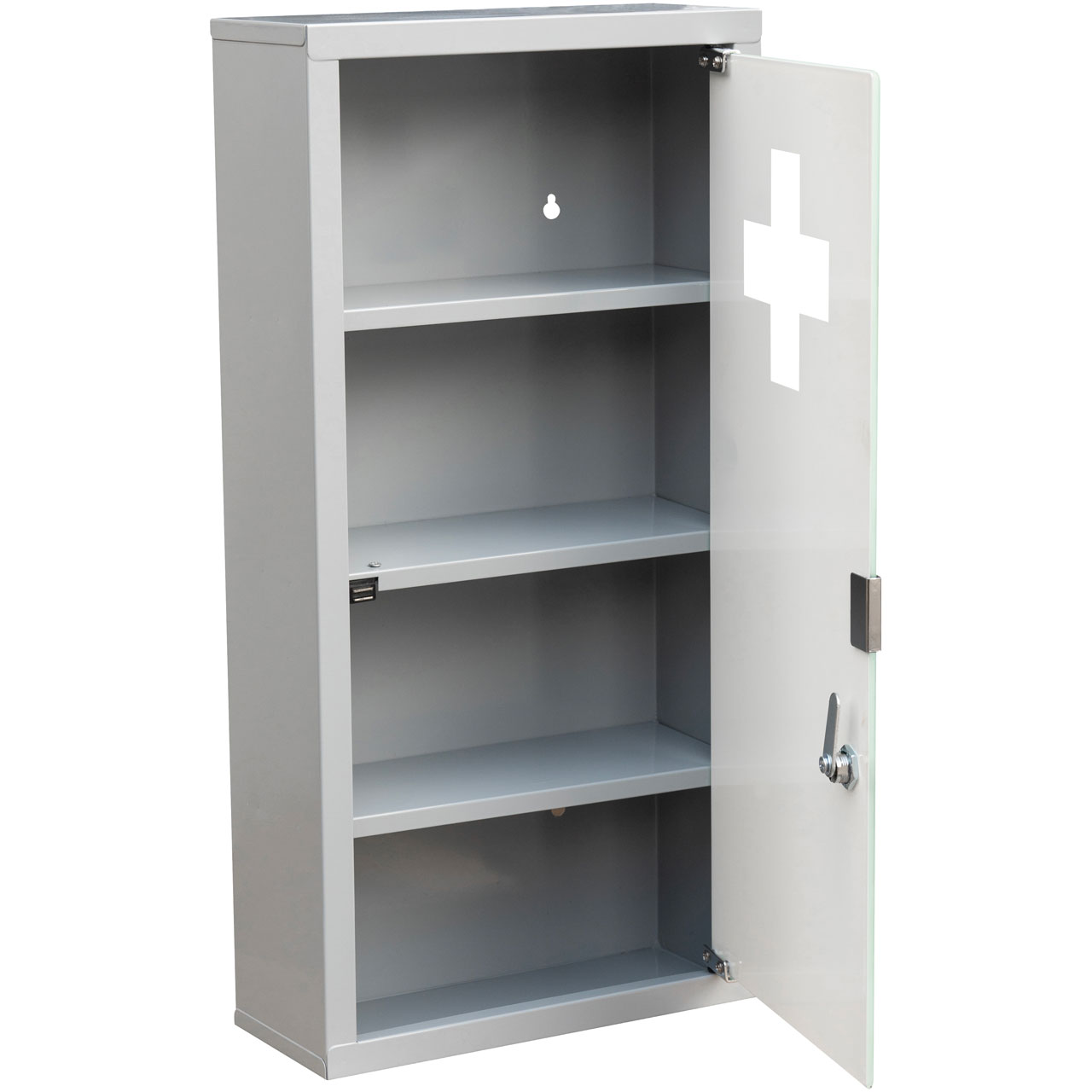 Duschy Medicine Cabinet Gray lockable - 2