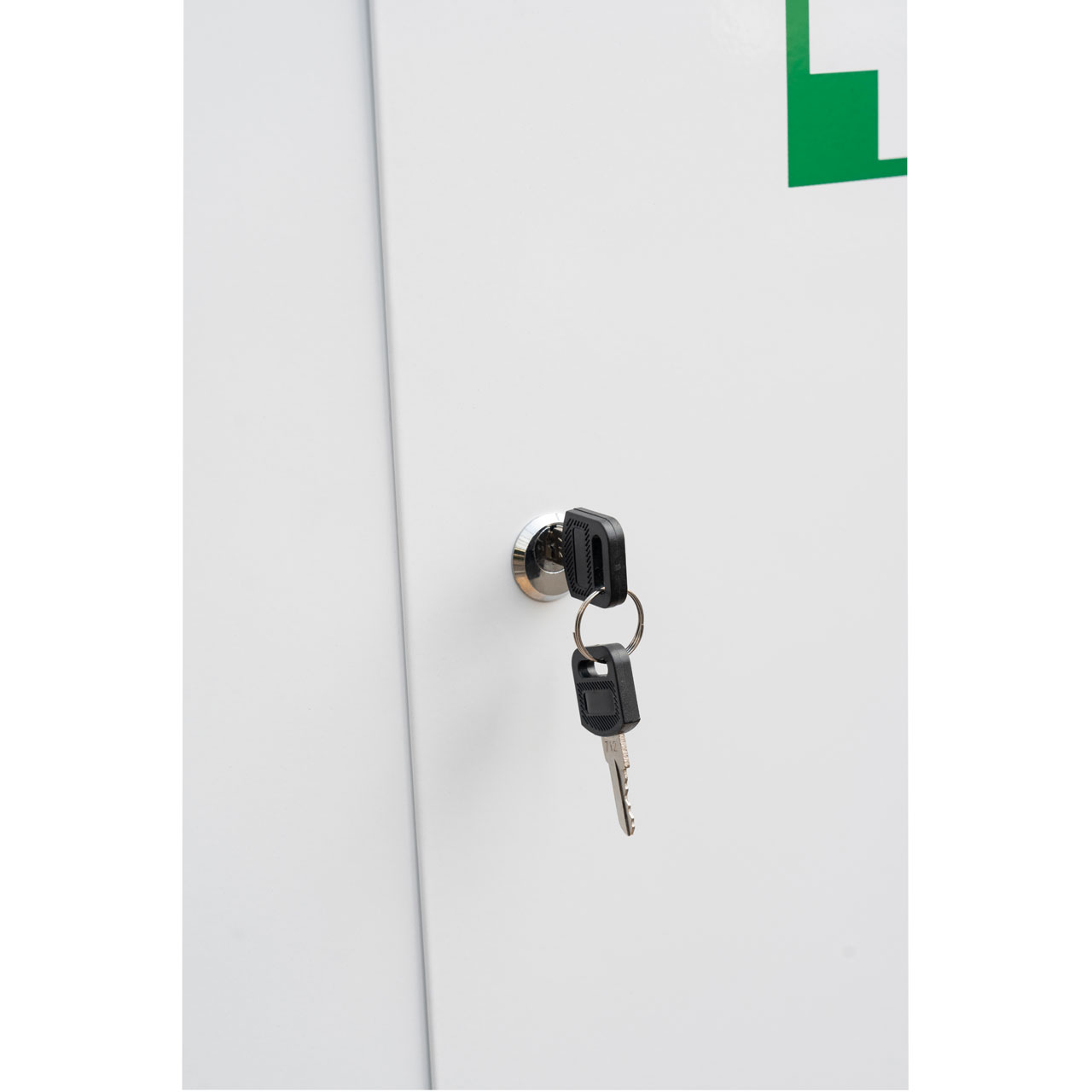 Duschy Medicine cabinet large white lockable - 4