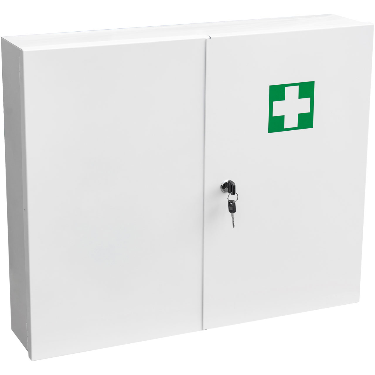 Duschy Medicine cabinet large white lockable