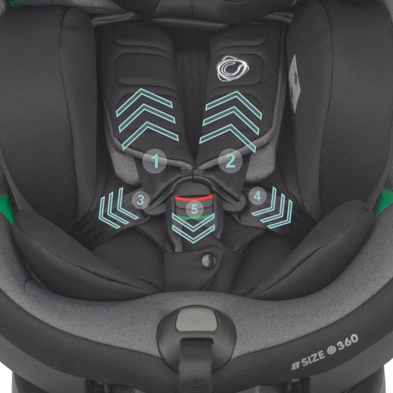 Hyra 360 bilbarnstol  Mago i-size (för barn mellan 0 mån - ca 12 år eller upp till 36kg) - 7