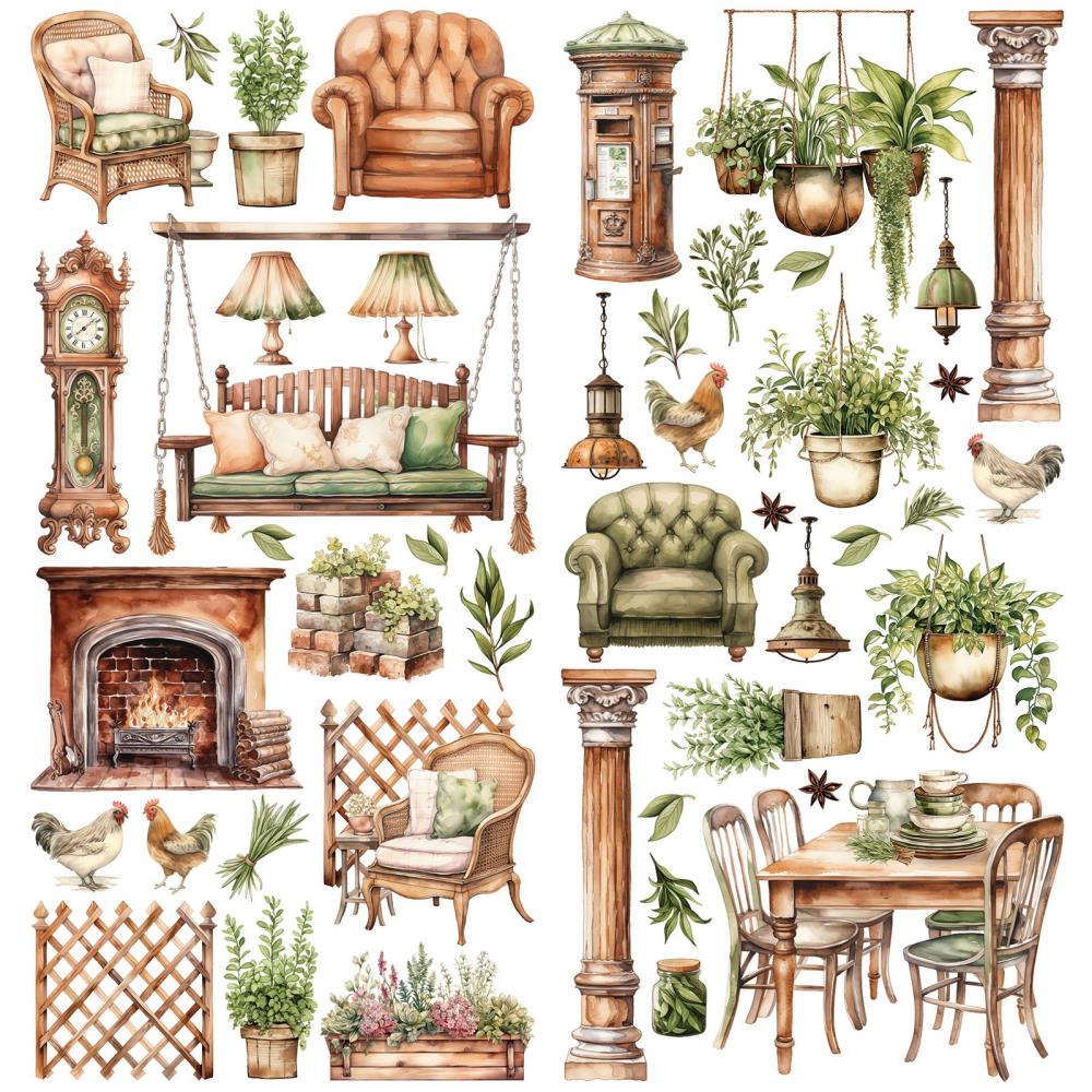 49 And Market - Laser Cut Outs - Elements, Cottagecore - 3