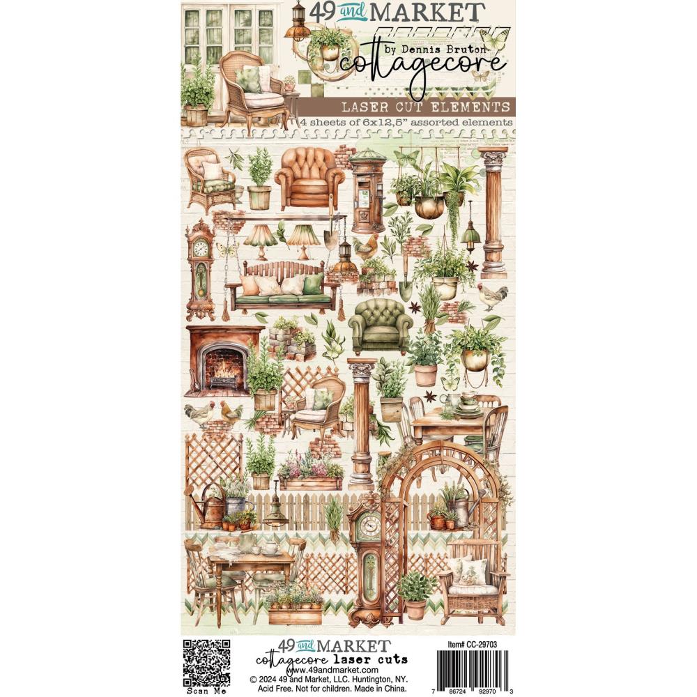 49 And Market - Laser Cut Outs - Elements, Cottagecore