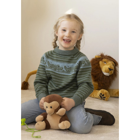 Mönsterkatalog Viking Baby ull 2401 STL: 2-12 år Stickfasthet 28 m per 10 cm - 10