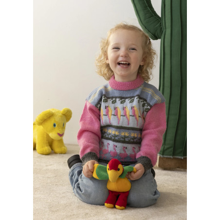 Mönsterkatalog Viking Baby ull 2401 STL: 2-12 år Stickfasthet 28 m per 10 cm - 7