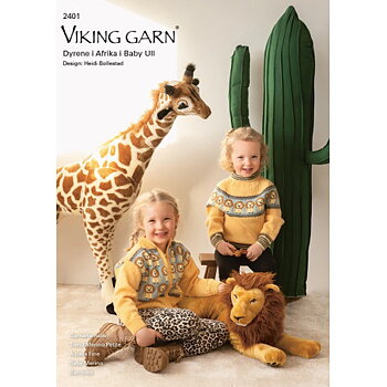 Mönsterkatalog Viking Baby ull 2401 STL: 2-12 år Stickfasthet 28 m per 10 cm