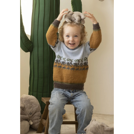 Mönsterkatalog Viking Baby ull 2401 STL: 2-12 år Stickfasthet 28 m per 10 cm - 4
