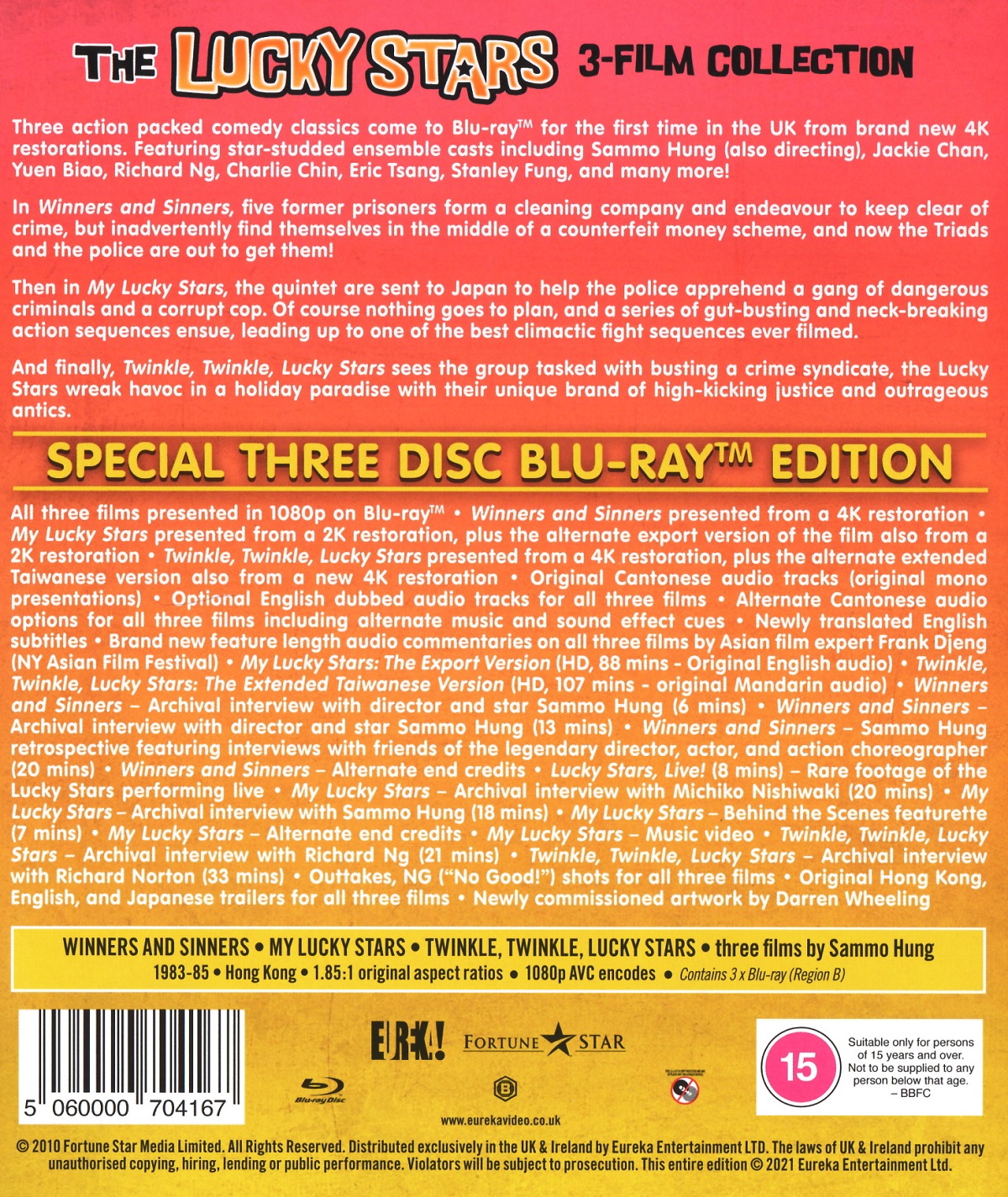 The Lucky Stars 3-Film Collection (ej svensk text) (Blu-ray) - 2