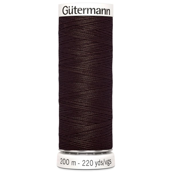 Gütermann Creative 200 m Mörkbrun 696 - 2
