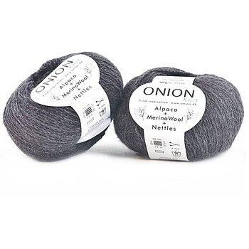  Grå Alpaca + Merino Wool + Nettles Onion 1202