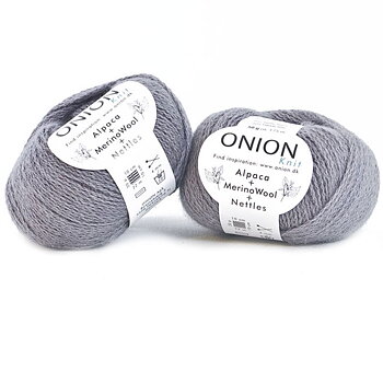  Grå Alpaca + Merino Wool + Nettles Onion 1205