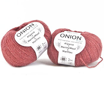 Marsala Röd Alpaca + Merino Wool + Nettles Onion 1208