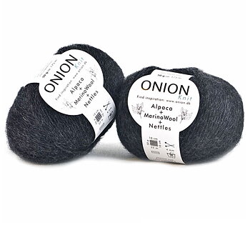Koksgrå Alpaca + Merino Wool + Nettles Onion  1212