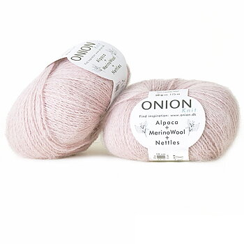 Ljusrosa  Alpaca + Merino Wool + Nettles Onion 1218