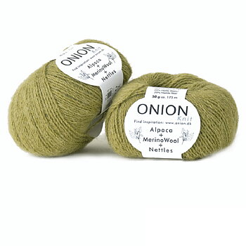 Olivgrön Alpaca + Merino Wool + Nettles Onion 1219