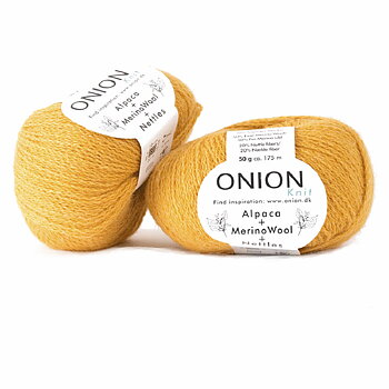 Gul Alpaca + Merino Wool + Nettles Onion  1223